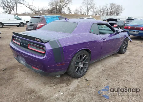 2016 Dodge Challenger R/T Scat Pack z USA, uszkodzony, nr VIN 2C3CDZFJ5GH143168